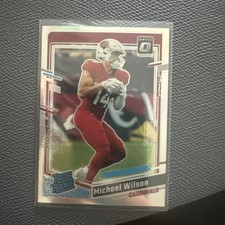 2023 Optic Michael Wilson Silver Prizm Rated Rookie Card. rookie card picture