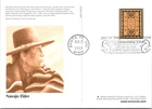 Dr Jim Stamps Fdc Pre Stamped Card Navajo Weaving Fleetwood Navajo Elder Cachet