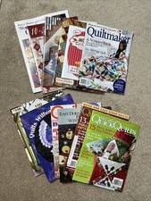 Lot Of 12 Quilt Magazines Books 3