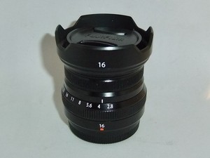 Fujifilm Fujinon XF 16mm F2.8 R WR Lens - Black with caps and Lens Hood FREE P&P