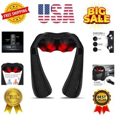 Shiatsu Neck Back and Shoulder Massager with Heat for Pain Relief Deep Tissue...