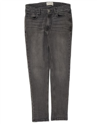 Fat Face Herren Slim Jeans W32 L29 Grau Baumwolle AQ05