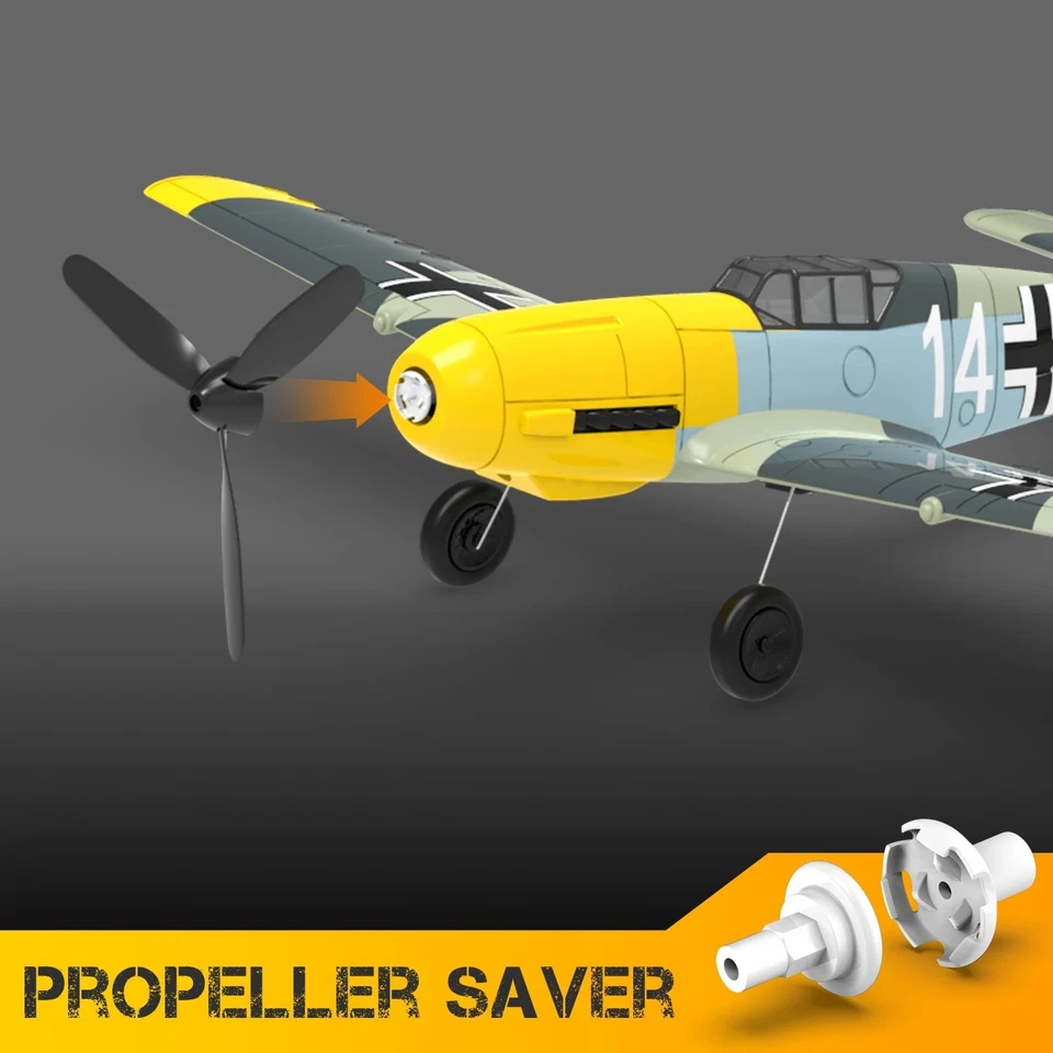 ✈️ 4CH RC BF109 Fighter Plane RTF – Gyro & 3 Flight Modes - Image 4 of 4