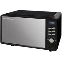 Russell Hobbs RHFM2002B Digital Microwave Flatbed 19L 650W 5 Power Levels Black