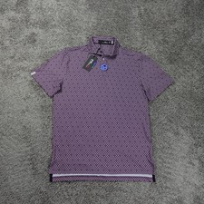 Image of RLX Ralph Lauren Polo Shirt Mens Small Pin Tee Wicking Logo Print Stretch NWT