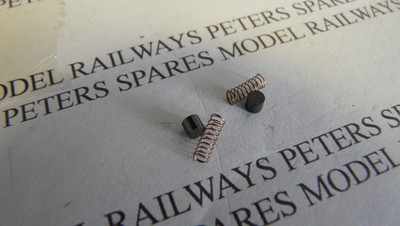 Peters Ersatzteile PS3 Ersatz Mainline Bachmann Pod Motor Kohlebürste & Federn