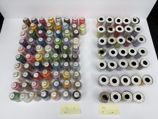 NEW 100 Polyester Embroidery Thread Cones 500m Lot Of 106 