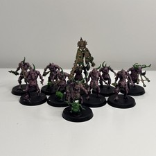 Warhammer 40k Age of Sigmar x10 Plaguebearers of Nurgle Painted