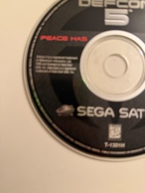 Defcon 5 (Sega Saturn, 1995) Disc & Manual Only T&W