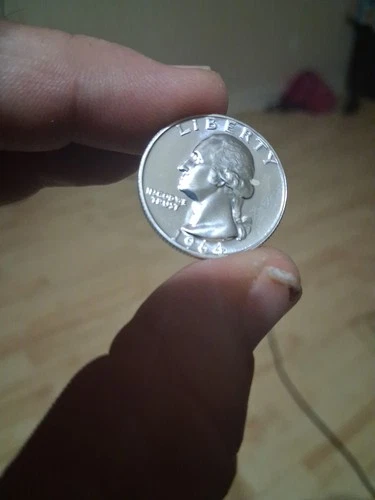 1964 Gem Proof Washington Quarter 90% Silver Really High Grade