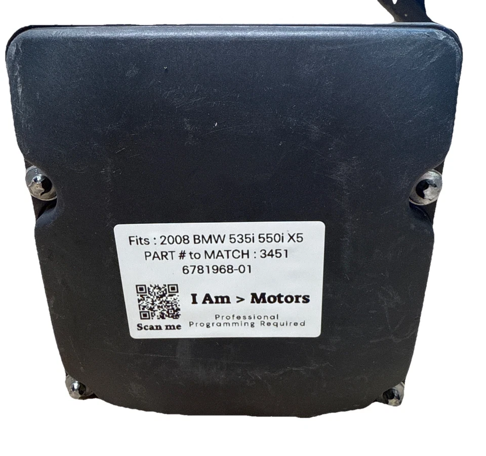 Módulo de bomba de freno ABS reacondicionado 2008 BMW 535i 550i X5 | 3451 6781968-01 Foto 3 de 4
