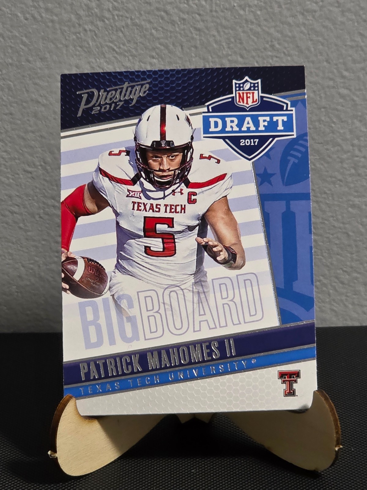 2017 Panini Prestige - Draft Big Board Patrick Mahomes II #1 (RC)