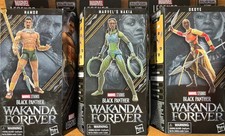 3x New and Sealed Marvel Legends Figures Namor Okoye Nakia Wakanda Forever