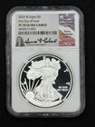 2019 W Silver Eagle First Day Issue NGC PF70 Ultra cameo Anna Escobedo Cabral #7