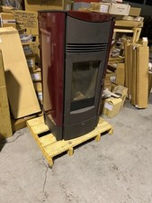 STUFA PELLET  SONIA 11kw BORDEAUX BY SUPERIOR EUROCAMINO