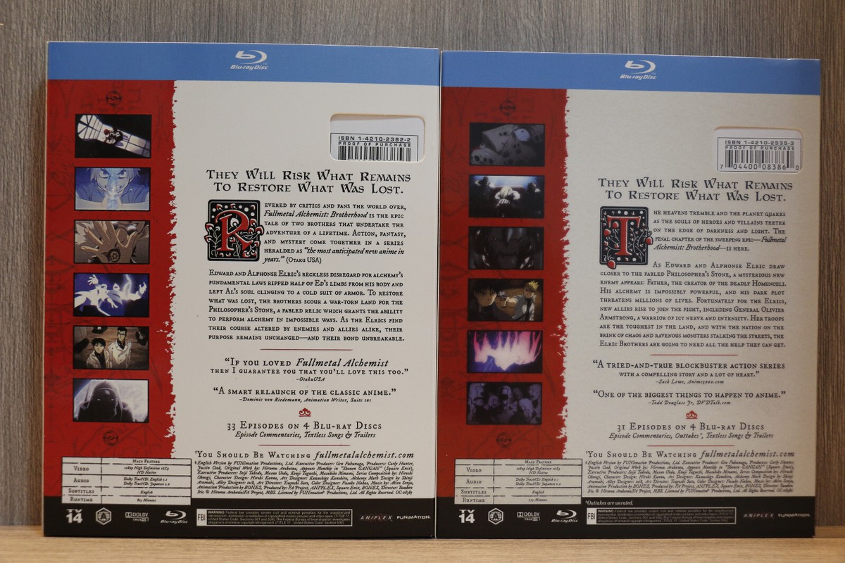 Fullmetal Alchemist: Brotherhood Complete Blu-ray Collection 1 2