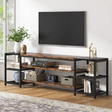 78 Inch Tv Stand For Tvs Up To 85 Inch Media Entertainment Center Console Table 