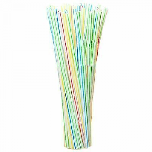 Disposable Plastic Drinking Straws Assorted Colors 33-100pcs Drinking Straws - Bild 8 von 24