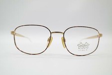 Vintage Luxottica 1275 Copper Gold Oval Glasses Eyeglass Frame NOS