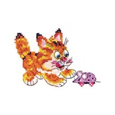 "Food" Unprinted Counted Funny Needlework Cross Stitch Kit Magic Needle 15-10
