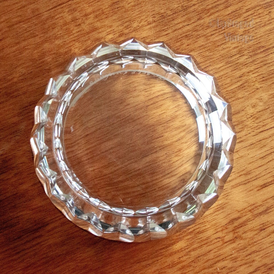 ORREFORS Sweden Ashtray/Bowl Vintage Art Glass Signed Sven Palmqvist