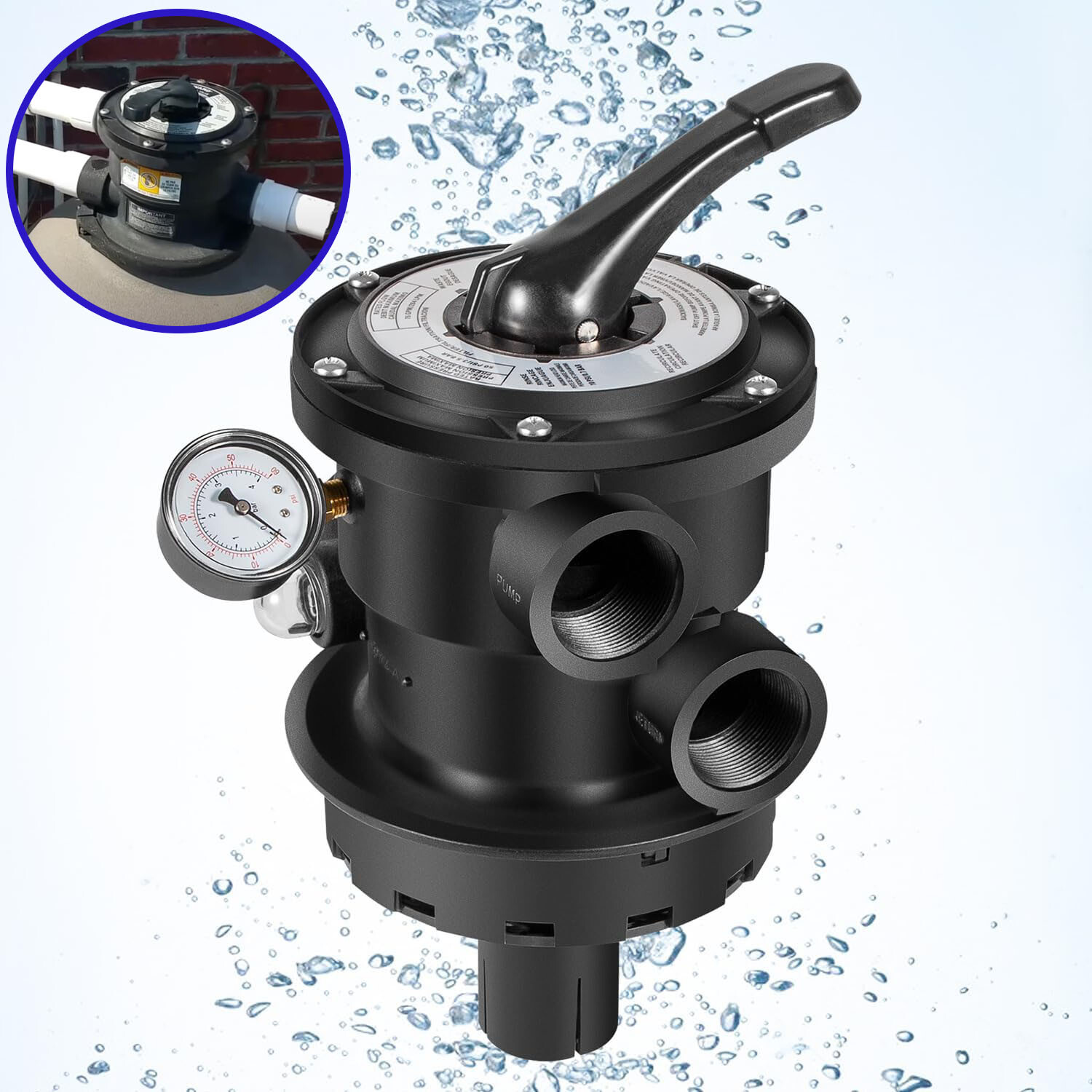 RO6G SPX0714CA Ventilschlüssel-Dichtungsset – Passend Für Hayward Sandfilter & Multiport-Ventile (SP0714T, S210T Usw.)