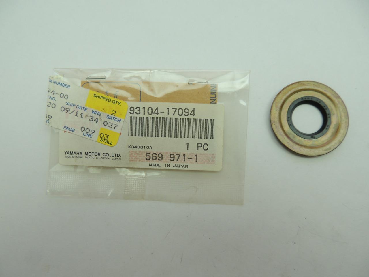 9310417094 NOS Yamaha Sub Transmission Oil Seal YFM225 YFM350 YFM40