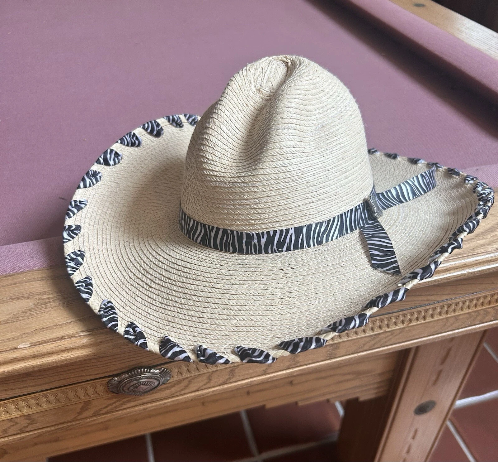 Childs Palm Leaf Cowboy Hat