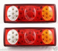 2X 12V LED Kombi-RüCklicht RüCkfahrleuchte LKW AnhäNger Bus Heck