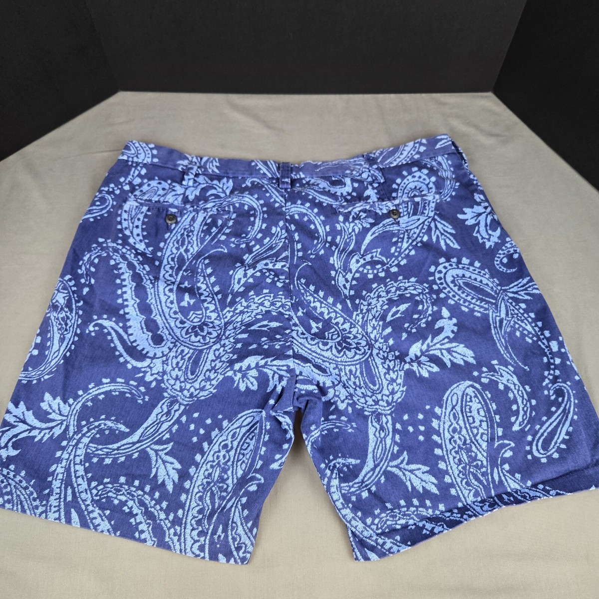 パンツ WIND AND SEA PAISLEY SHORT NAVY XL Nautica Paisley Mens Chino Twill Shorts Navy Blue/Light Blue