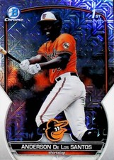 2023 Bowman Chrome MOJO BCP-207 ANDERSON De Los SANTOS ORIOLES         FREE SHIP