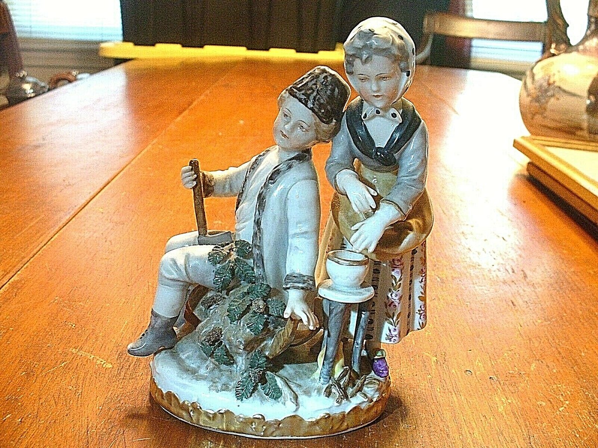 Antique 19ThC Royal Vienna Figural Group by CM Hutschenreuther C1880