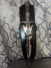 Large Split Blade Dagger and Holder Perfect for Cosplay And Comicon
