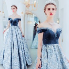 Noble Evening Formal Party Ball Gown Prom Bridesmaid Palace Host Dress TSJY2527