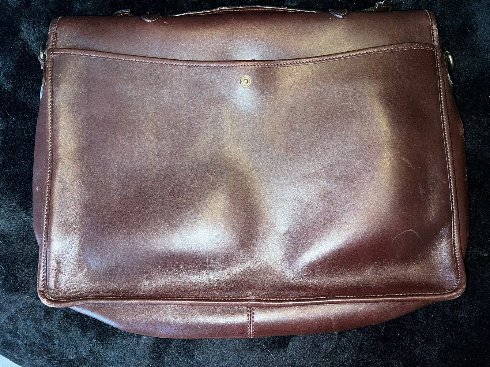 Eddie Bauer Leather Laptop Briefcase Gem