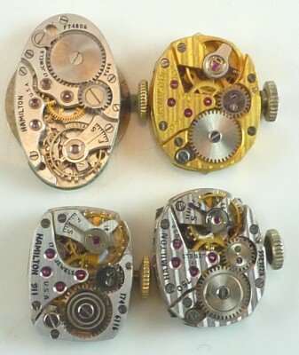 Mouvement De Montre-bracelet Hamilton 997 - Pour Pièces Ou Réparation - Occasion