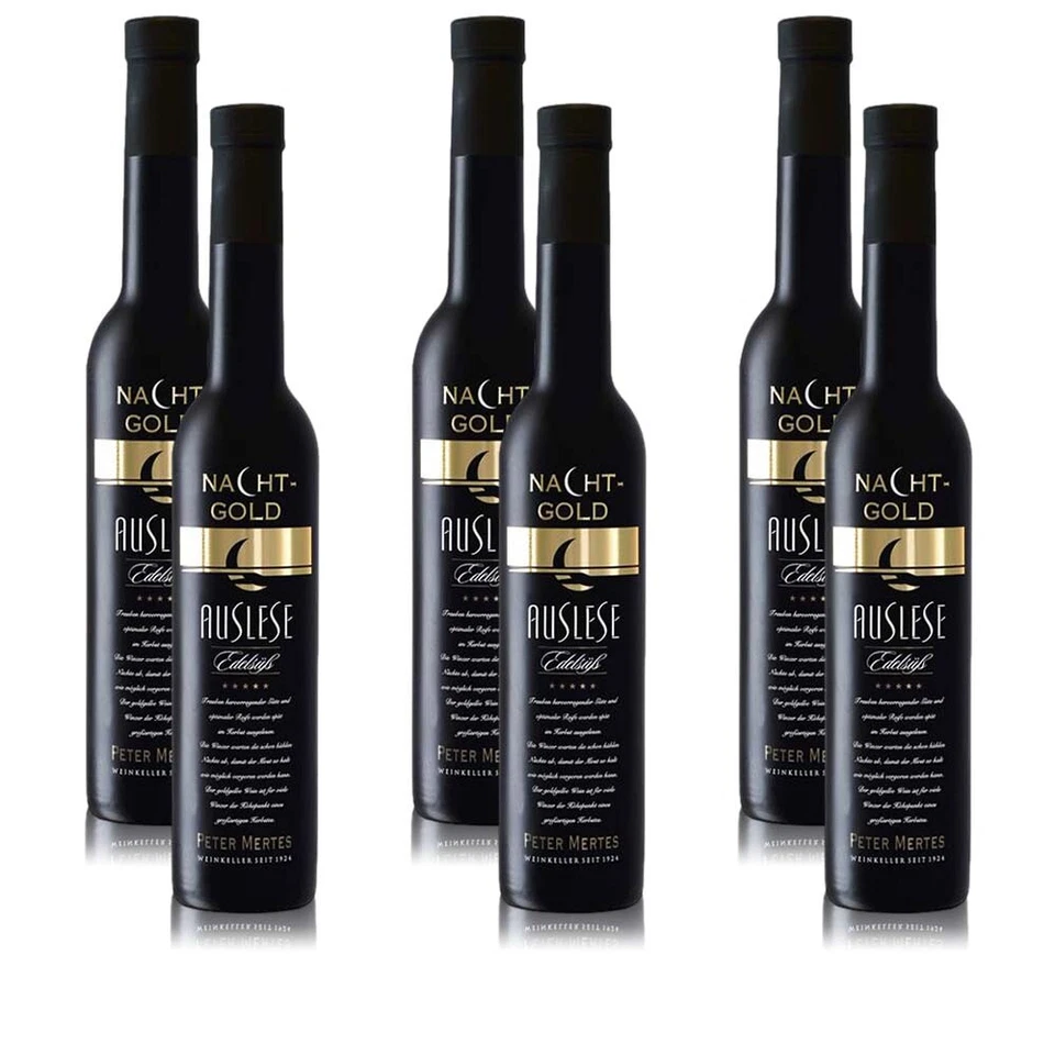 Nachtgold Auslese, edelsüß, sortenreines Weinpaket (6x0,375l)