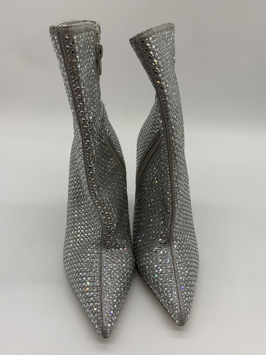 NEW Women's Steve Madden Vivy-R Rhinestone Embellished Point Toe
