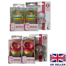 2PC Baby Dummy Feeding Nibble Weaning Nutrition Pacifier Fresh Fruit Food Feeder