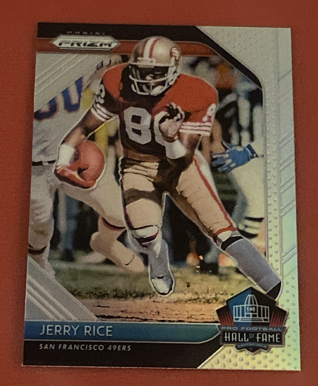 Jerry Rice 2018 Panini Prizm Hall of Fame #HOF-8 San Francisco 49ers