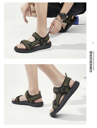 Summer Open Toe Slippers Sandals Hollow Out Mens Flats Beach Holiday Shoes 38-44 - Picture 20 of 27