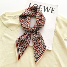 100 Mulberry Silk 27" Square Scarf Women Neckerchief Wrap Triangle Bandana Tied