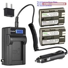 Kastar Battery LCD AC Charger for BP-511 BP-511A Canon PowerShot Pro 90 IS ZR20