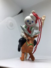 Jack in the Box Christmas Jack Riding Reindeer And Waving Ornament