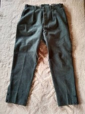 Vintage Genuine Swiss Army Wool Field Trousers.