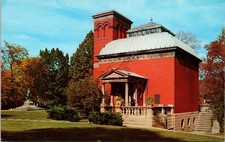 General Lew Wallace Study and Monument Crawfordsville Indiana Vintage Postcard