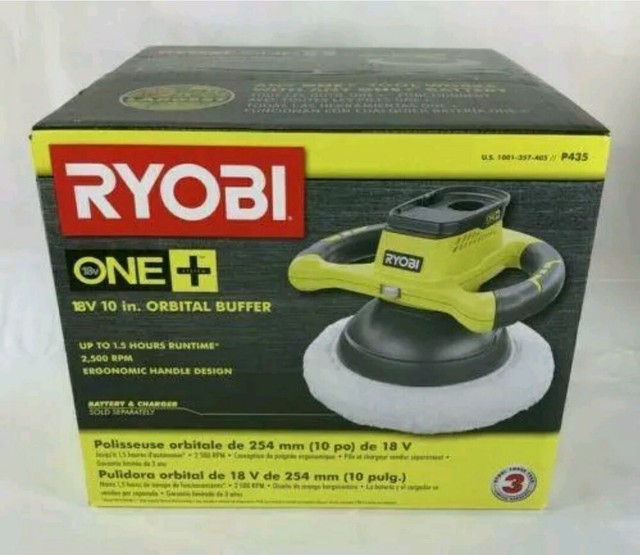 Ryobi P435 ONE+ 18V 10 inch Orbital Buffer for sale