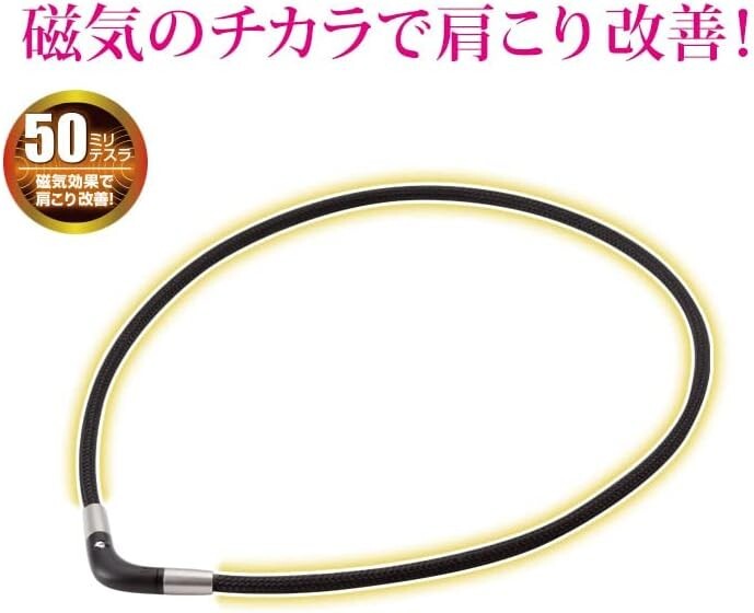 Phiten Sports RAKUWA Magnetic Titanium Necklace 45/50cm 50mT