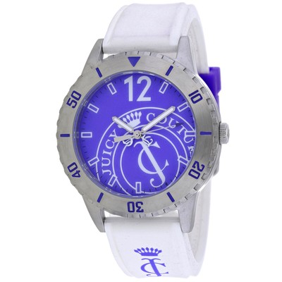 Juicy Couture Watch water resistant Juicy Couture Surfside 41mm White Silicone Strap Purple Dial  main image 2