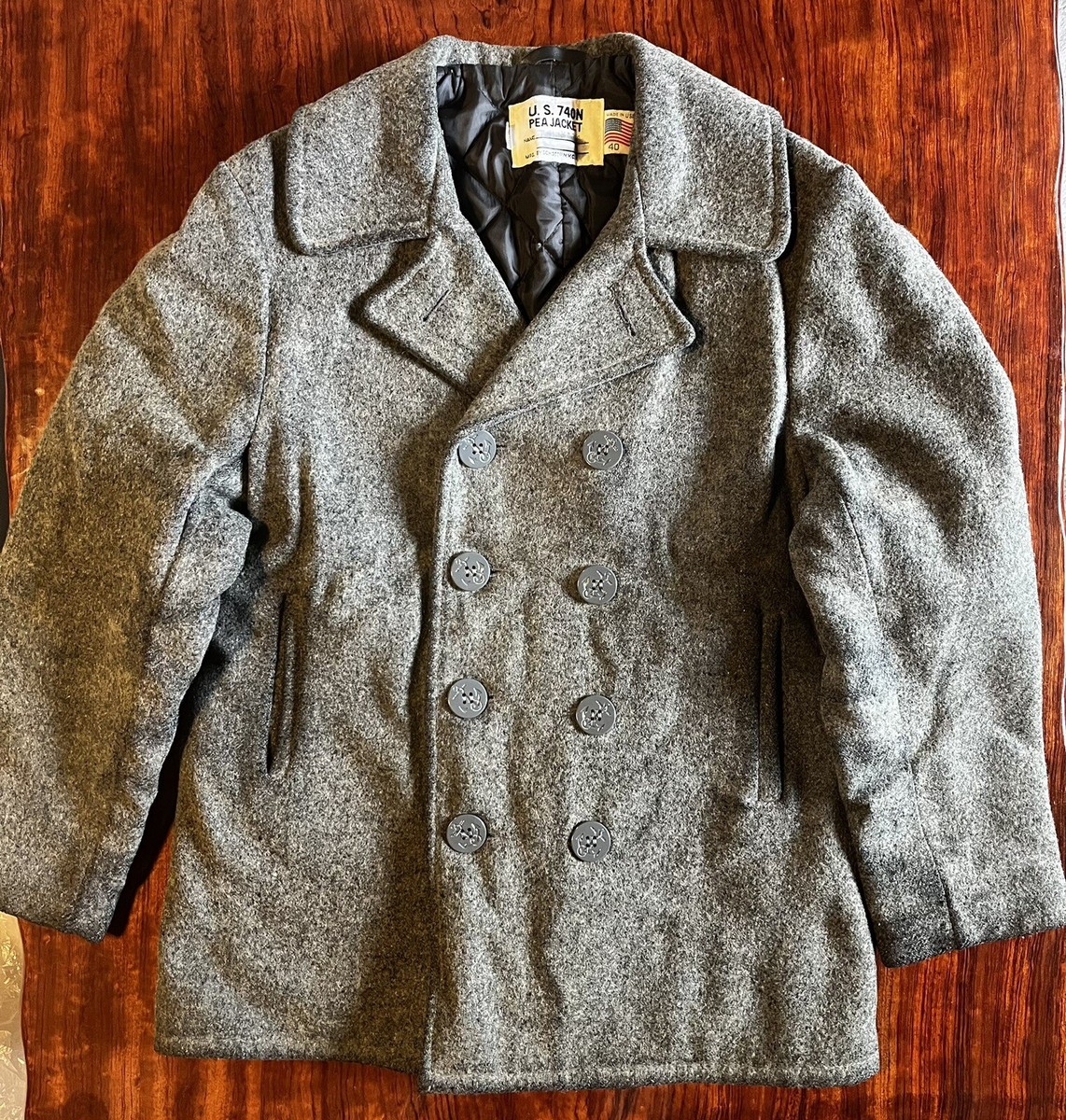 Schott PEA Coat US 740N Gray size 40 | eBay Schott PEA Coat US 740N Gray size 40 | eBay